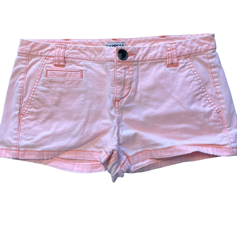 Express coral/pink shorts